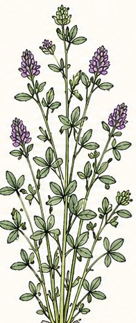 Alfalfa at Early bloom