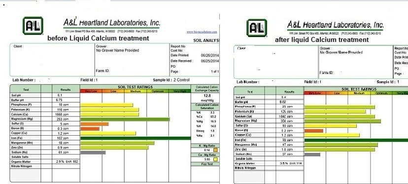 Soil test report